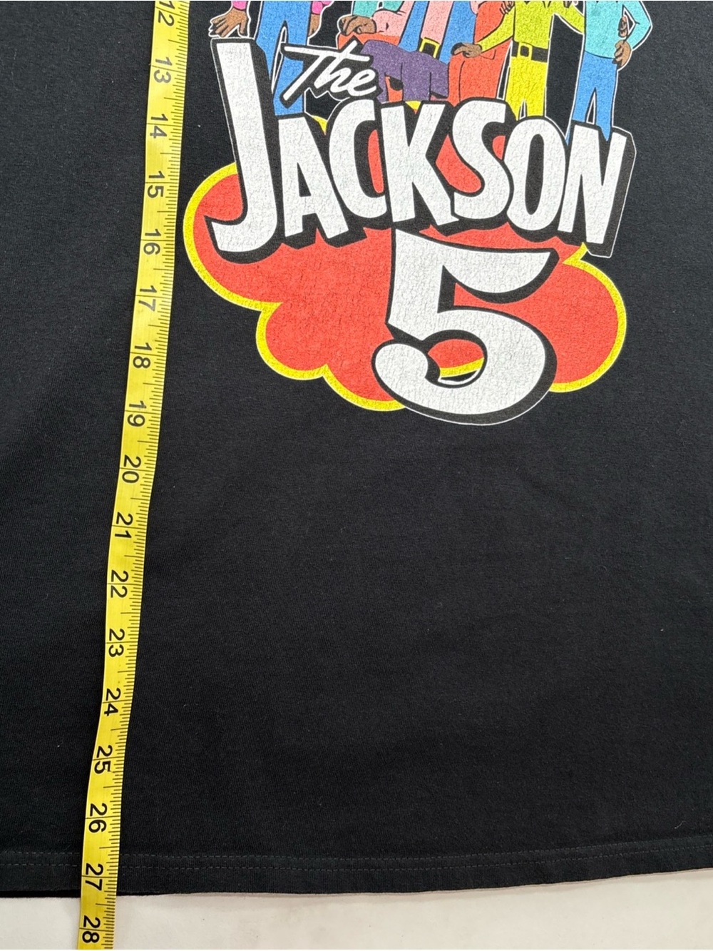 Jackson 5 T-shirt with no size tag fair condition - Picture 7 of 7